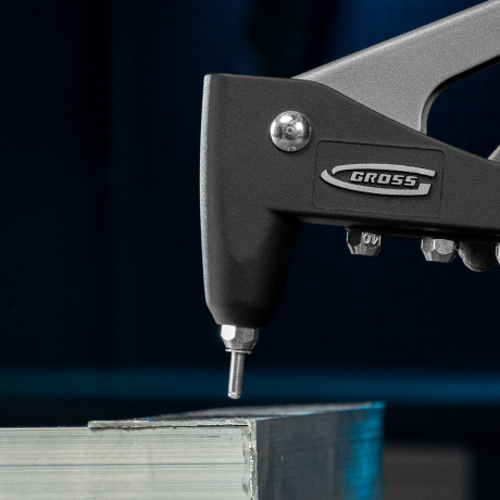 Заклепочник литой, заклепки 2.4-4.8 мм Gross