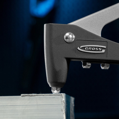 Заклепочник литой, заклепки 2.4-4.8 мм Gross