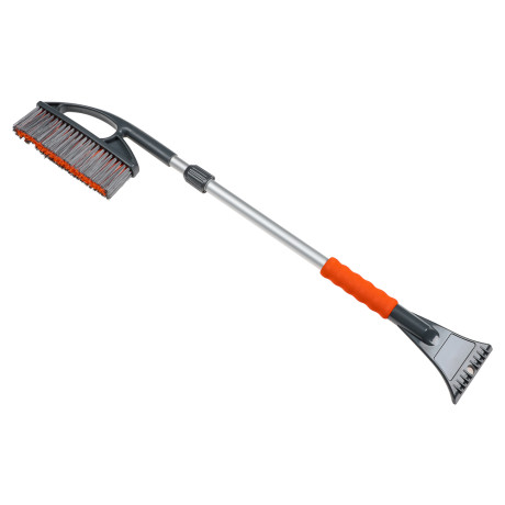 ЕРМАК Щетка для уборки снега+скребок, 79-112см