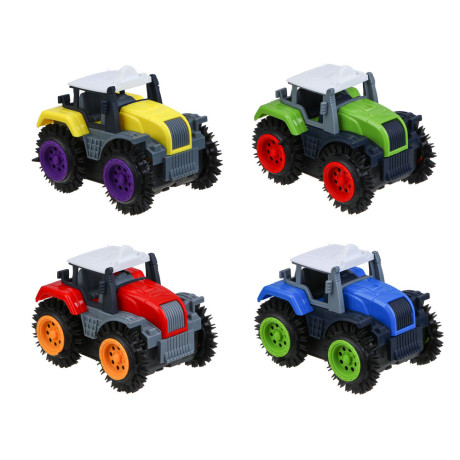 ИГРОЛЕНД Трактор-перевёртыш, 2хАА, PP, 10х8х8,5см, 3 дизайна
