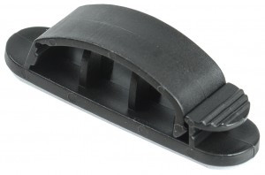 IEK Клипса самоклеящаяся КС-3 черная (уп.12шт, цена за уп) UHP41-3-K02