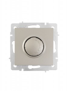 Lezard VESNA мех. диммер СУ 1 кл. 16А (800Вт) титан (корп. ABS)  742-3788-115