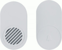 Navigator звонок беспр.200м 32 мелодии с кнопкой IP44 белый 37х40х70/39х17х75 NDB-D-AC07-B-WН 95213