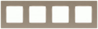 ЭРА 12 рамка СУ 4 мест. Классик, шампань 12-5204-04