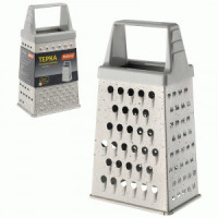 Терка четырехгранная MARMOLADA h=15,5см, нерж.сталь, мрамор светлый 108300 Mallony