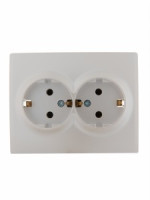 Lezard KARINA роз. СУ 2 мест. 16А земля, ПБТ жемчужно-бел. перламутр (корп. ABS) 707-3000-127B