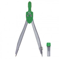 Готовальня BRAUBERG &quot;Klasse&quot;, 2предм.: циркуль 115 мм, пенал с грифелем, блистер, 210318