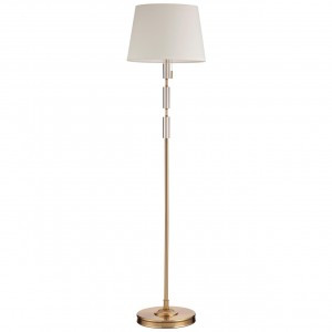 ODEON LIGHT 4894/1F MODERN ODL_EX22 117 бронз./белый/абажур ткань Торшер E27 1x60W LONDON