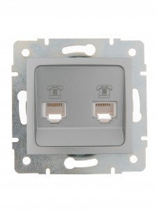 Lezard KARINA мех. роз. СУ 2 мест. тел. евро матов. серебро (корп. ABS) 707-4388-138