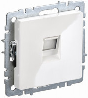 IEK BRITE мех. роз. СУ комп. RJ45 кат.5E РК10-БрБ белый BR-K10-1-K01