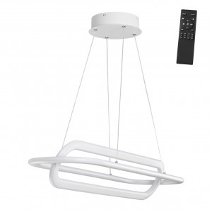 NOVOTECH 359172 OVER NT23 000 бел. св-к подвесной димм., пульт ДУ IP20 LED 4000К 116W ONDO