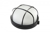 TDM св-к НПБ1302 черный/круг с реш. 60W IP54  (12!) SQ0303-0033