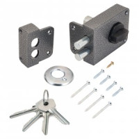 Д-град Зенит ЗН1-3 Серебро Замок накладной (16)