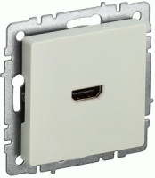 IEK BRITE мех. роз. СУ HDMI РHDMI-0-БрКр беж. BR-H10-K10