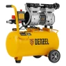 Компрессор DLS950/24 безмаслянный малошумный 950 Вт, 165 л/мин, ресивер 24 л Denzel