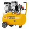 Компрессор DLS950/24 безмаслянный малошумный 950 Вт, 165 л/мин, ресивер 24 л Denzel