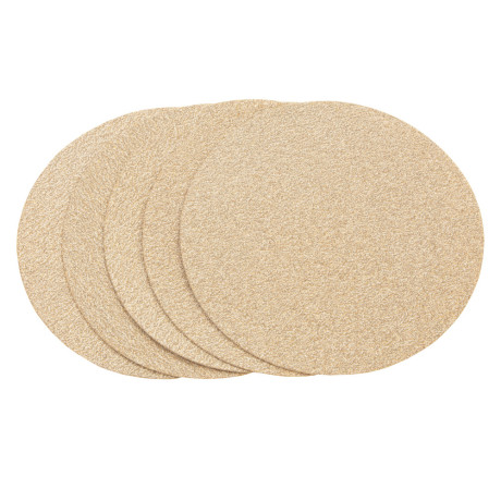 Диск шлифовальный под "липучку", KP14D, зернистость P 100, 12-Н, 125 мм, 5 шт, "БАЗ"