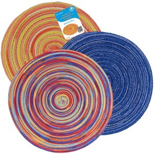 Салфетка сервировочная "Спираль" d=30см (кратность 6шт!!!), PP, полиэстер VL51-82 Мультидом