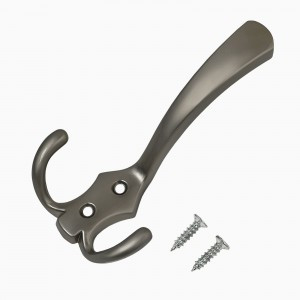 Крючок-вешалка мебельн 3-рожк СТАНДАРТ 306А SN мат.никель Инд. уп. на подвесе(320,40)