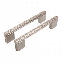 Ручка-рейлинг мебельная 128 AP2313-128 SN сатин 2шт (цена за пару (15, 150) StahlBuro