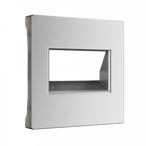 Werkel накладка для двойной розетки комп. RJ-45 (серебро матовый) W1191165 a063624