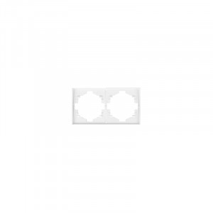 KRANZ MIELE STRONG Рамка 2 мест. (горизонт.) жемчуг KR-78-0752-4