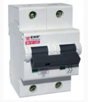 EKF Автоматический выключатель ВА47-125, 2P 80А (D) 15кА  mcb47125-2-80D