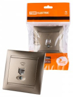 TDM Лама роз. СУ RJ телефонная бронза SQ1815-0715