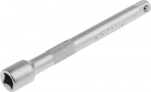 Удлинитель ЗУБР "МАСТЕР" д/торц гол (1/4"), Cr-V, хром покр, 100мм zu27722-100