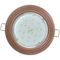 Ecola GX53 H4 св-к &quot;2 Круга&quot; Черная медь 43x115 FP31H4ECB (10!)