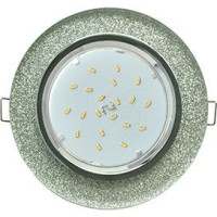 Ecola GX53 H4 5310 св-к Стекло Круг хром-серебряный блеск 38x126 FS53RNECH (10!)