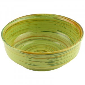 Миска средняя, 0,8л, 17,5*7см (кратность 12!!!) керамика 6797