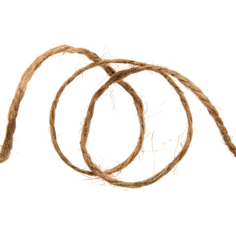 Шнур банковский джутовый 100 м, сменный блок, вес 120 гр +- 10%, Сибртех