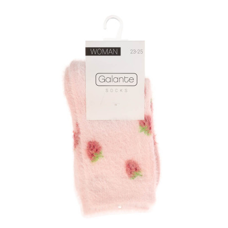 GALANTE Носки женские, р-р 23-25, 93% полиамид, 4% полиэстер, 3% спандекс, разноцветные, НС22-26
