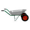 Тачка садовая, 2-х колесная, грузоподъемность 170 кг, объем 78 л