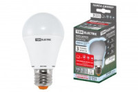 TDM ЛОН A60 E27 степ-димм. 10W(800lm) 4000K 60x120 (шаг 10/50/100%) пласт/алюм/SMD (10!) SQ0340-0196