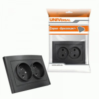 UNIVersal Бриллиант роз. СУ 2 мест. графит (керам. осн.) 7947519-Gr