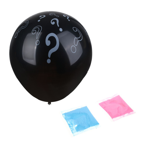 FNtastic Шар воздушный 36" с наполнителем и рисунком "?" 2 цвета
