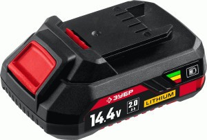 ЗУБР аккумуляторная батарея С1, 14.4В, 2.0Ач, АКБ-С1-14-2