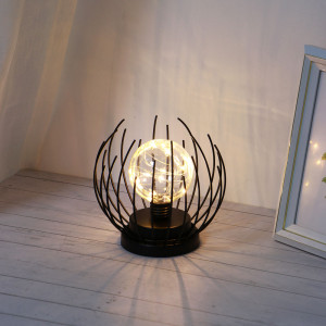 Светильник LED в стиле лофт, металл, 15х15х15,5 см, цвет черный