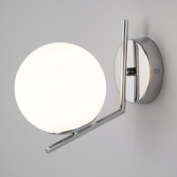 EUROSVET Бра E27 1x60W 197x150 металл белый/хром/хром/белый Frost 70152/1 a050095