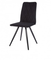Стул обеденный Polini Home Rio SM (ДхГхВ) 45х45х89 см, черный-черный (кратно 2!) (мест 1)