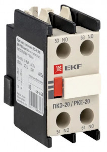 EKF приставка контактная (доп. контакты) ПКЭ-20 2НО ctr-sc-24