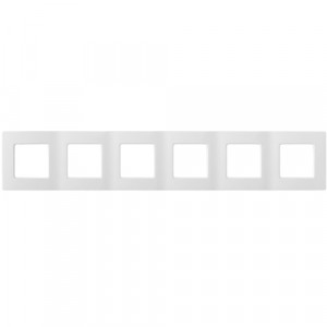 Bylectrica Мастер Рамка 6 мест. белый (ABS пластик) ЮЛИГ.735212.376