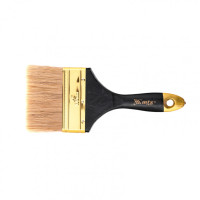 Кисть плоская &quot;Профи&quot; 4&quot;, натуральная щетина, деревянная ручка MTX