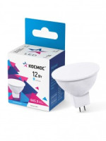 Космос MR16 GU5.3 220V 12W (1070lm) 4500K 4K матов. 55x50 LkecLED12wJCDRC45