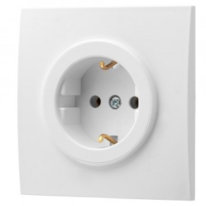 Bylectrica РЕТРО ПРОВАНС квадрат роз. СУ 1 мест. земля белый, (РС16-0302)