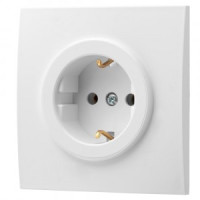 Bylectrica РЕТРО ПРОВАНС квадрат роз. СУ 1 мест. земля белый, (РС16-0302)