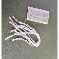 Гирлянда LED L-11-6 20 л 2 м цветная прозрачный провод на батарейках