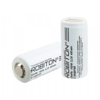 Акк-р Robiton LiFe16340 450mAh,защ.PK1, литий-железофосфат,3,2V 450mAh,16,5х35мм,-20-+60С,17669